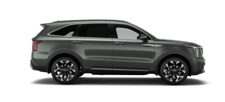 kia sorento hybrid cityscape green exterior colour