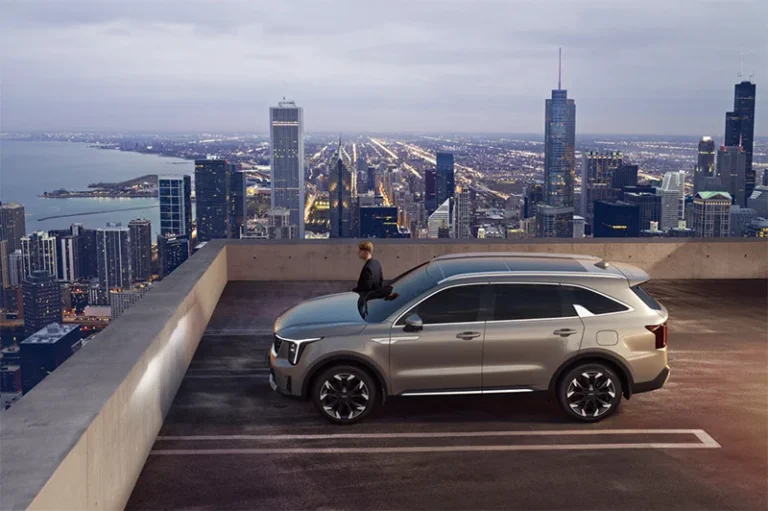 kia sorento hybrid side exterior view