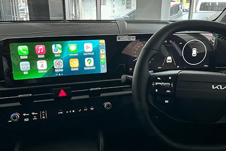 kia sportage interior panoramic display