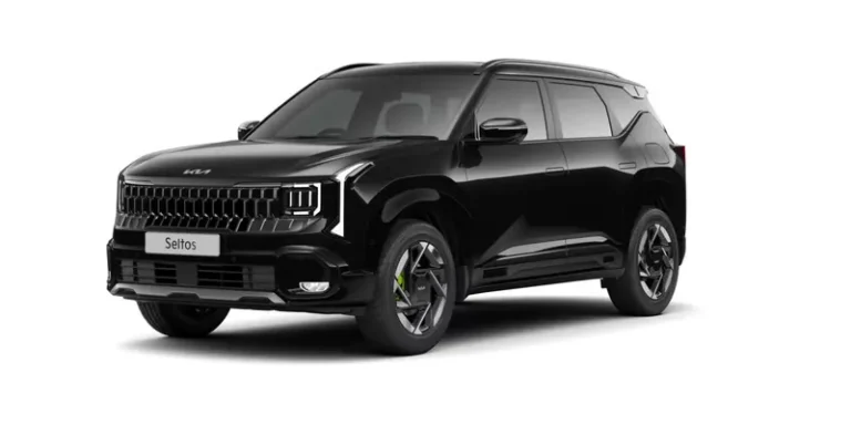 2027 Kia Seltos colour illustration in Aurora Black Pearl