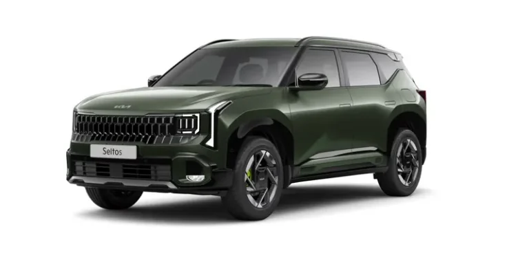 2027 Kia Seltos colour illustration in Pewter Olive