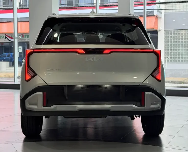 2027 Kia Seltos rear view at the Phillip Street, Port of Spain showroom