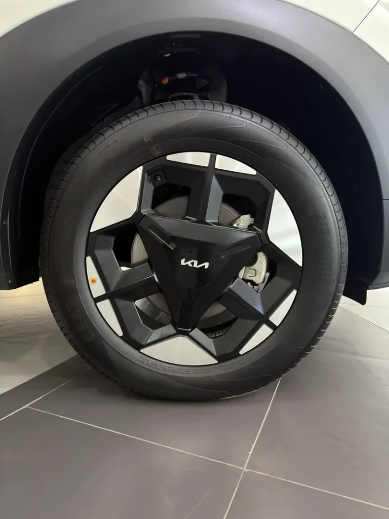 2027 Kia Seltos 17-inch alloy wheel at the Phillip Street, Port of Spain showroom