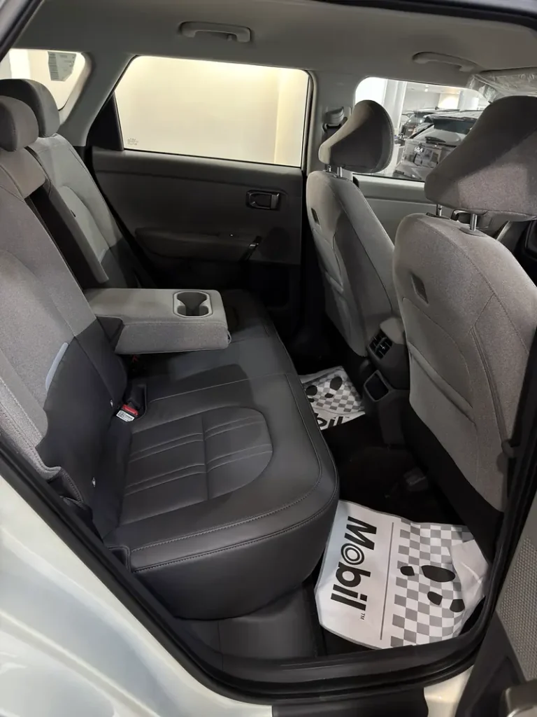 2027 Kia Seltos rear seating and armrest at the Phillip Street, Port of Spain showroom