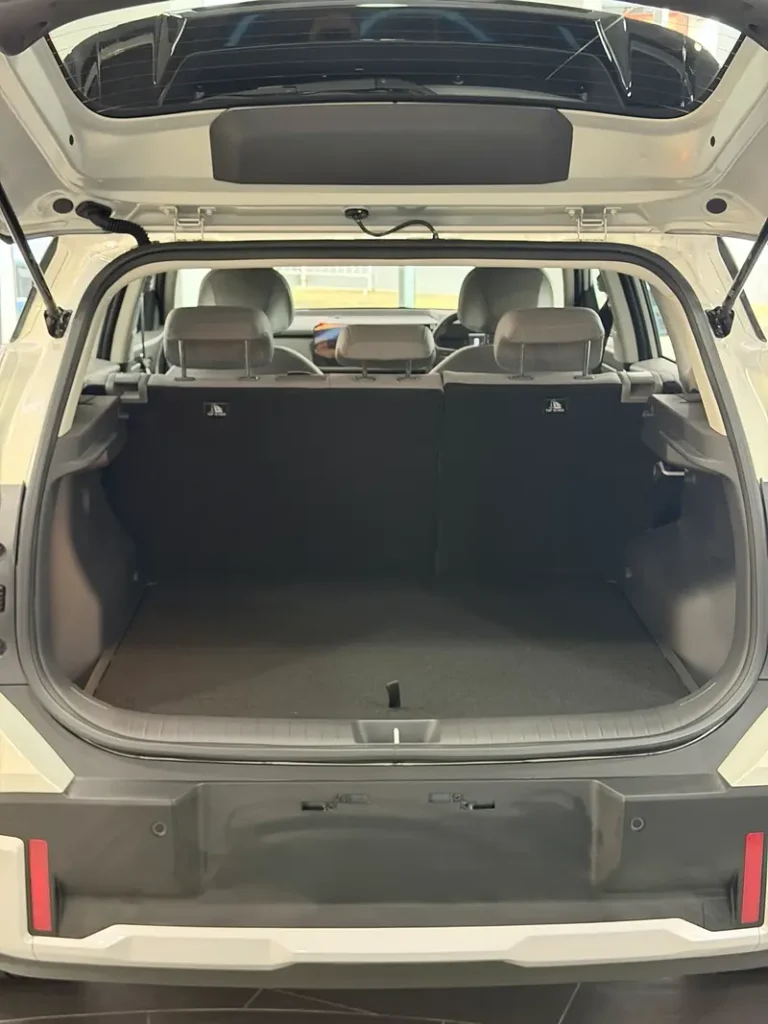 2027 Kia Seltos boot space at the Phillip Street, Port of Spain showroom