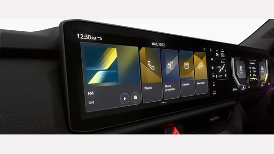 2027 Kia Seltos panoramic dashboard display