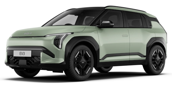 Kia EV3 GT-Line in Aventurine Green