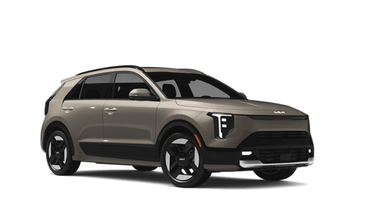 Refreshed Kia Niro Hybrid front three-quarter view